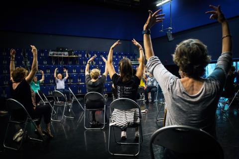 Dance for Parkinson's ballet pose
