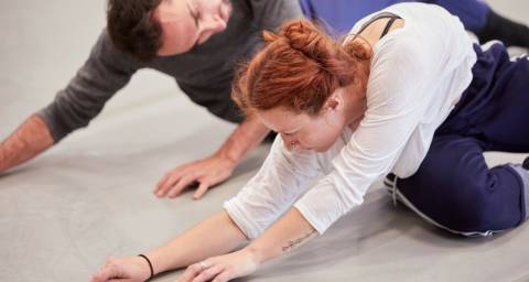 Contemporary dance class adults